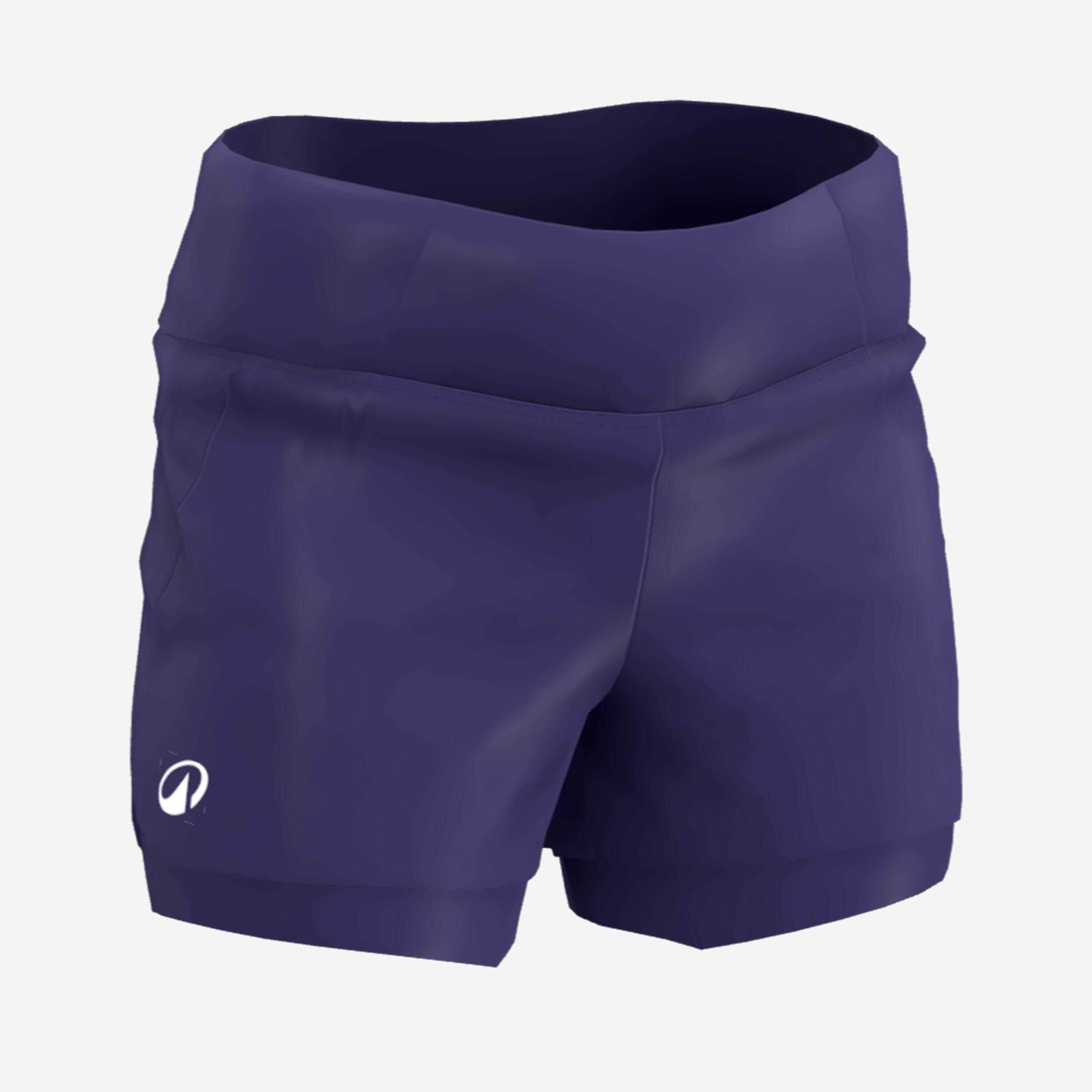 Women's Tennis Dry Hip Ball Shorts - Purple