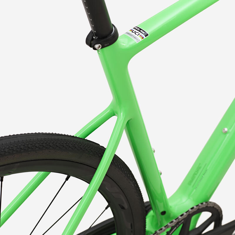 Velo de route endurance Allroad SRAM APEX AXS 1x12V, NCR CF vert, série limitée