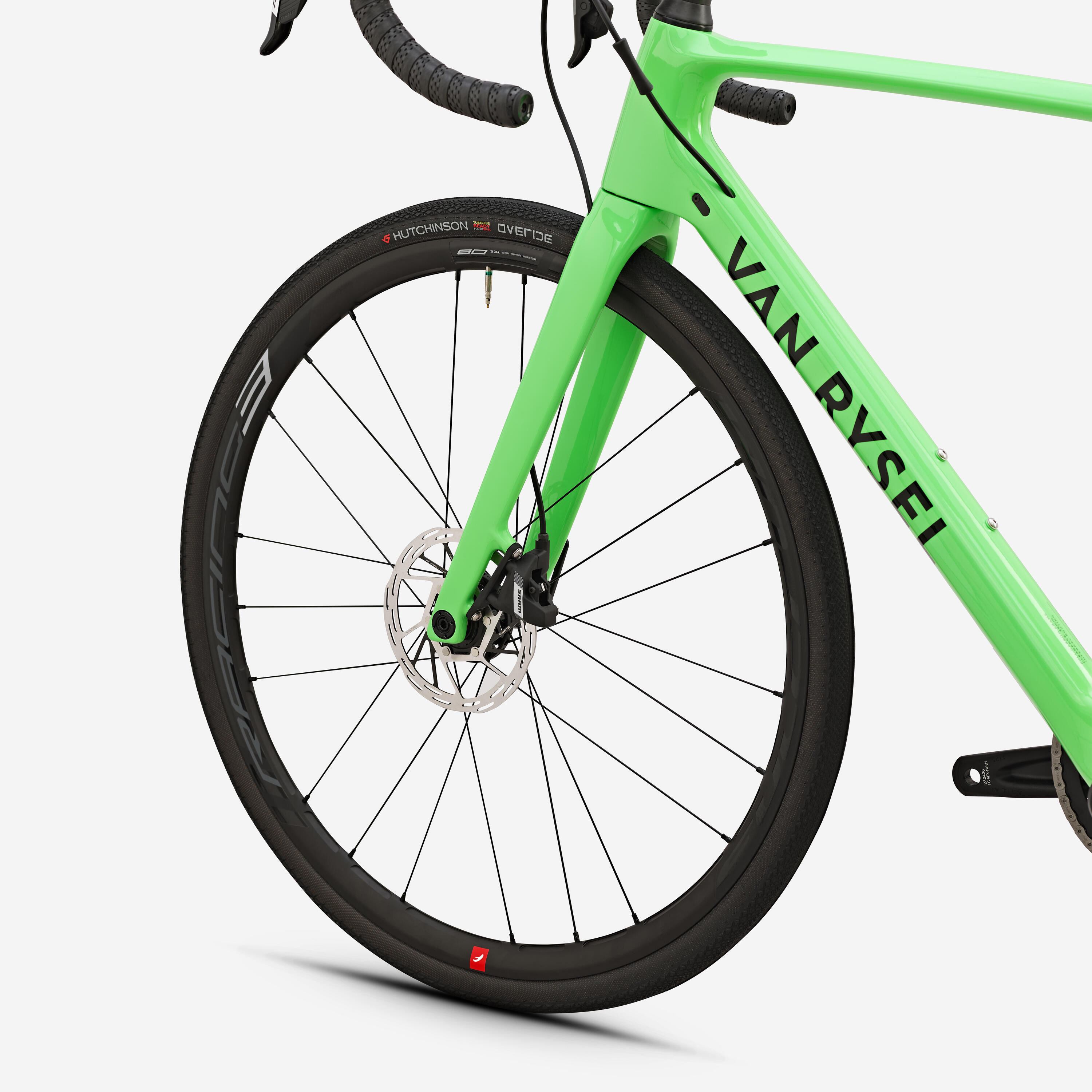 Velo de route endurance Allroad SRAM APEX AXS 1x12V, NCR CF vert, série limitée 7/12