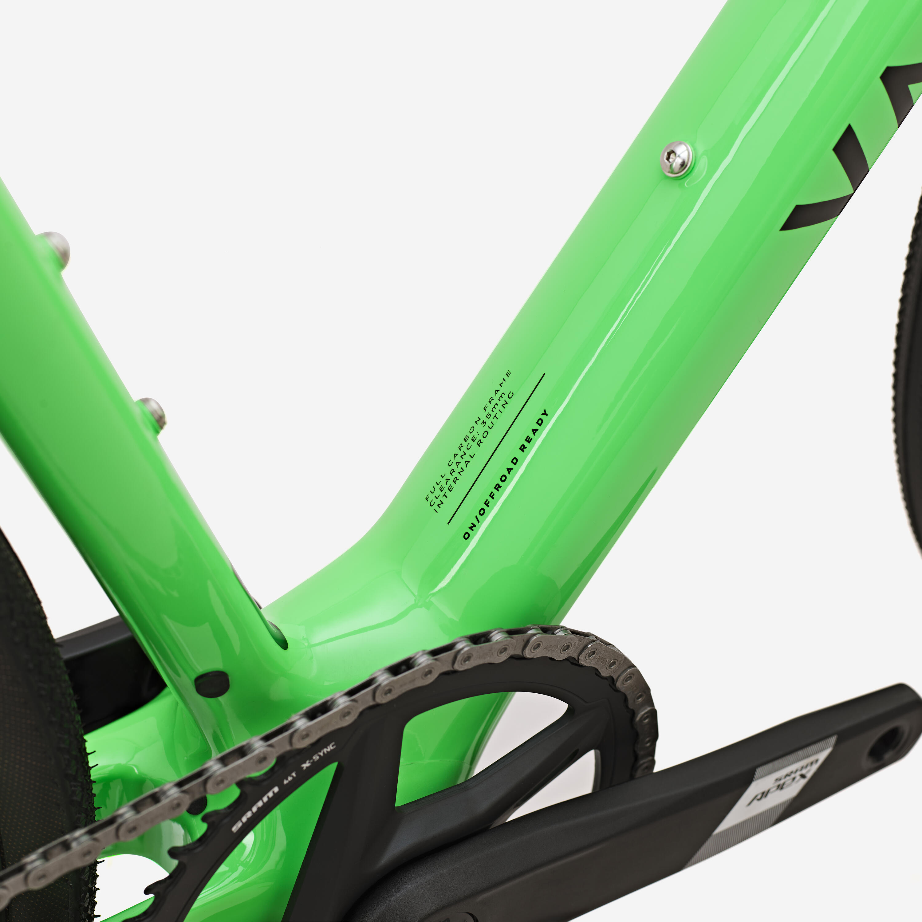 Velo de route endurance Allroad SRAM APEX AXS 1x12V, NCR CF vert, série limitée 12/12