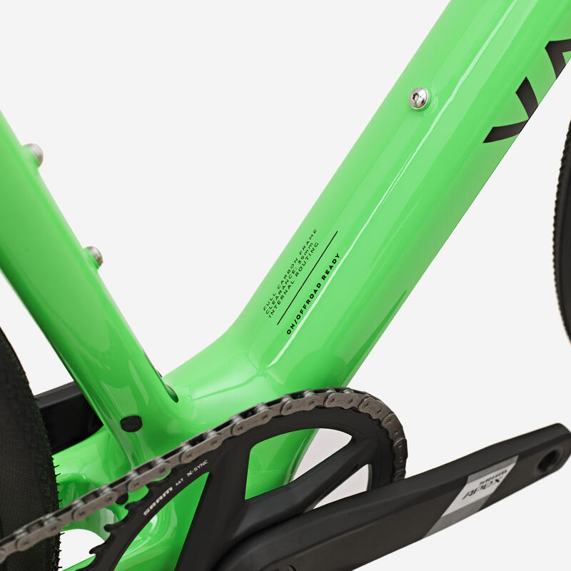 Velo de route endurance Allroad SRAM APEX AXS 1x12V, NCR CF vert, série limitée