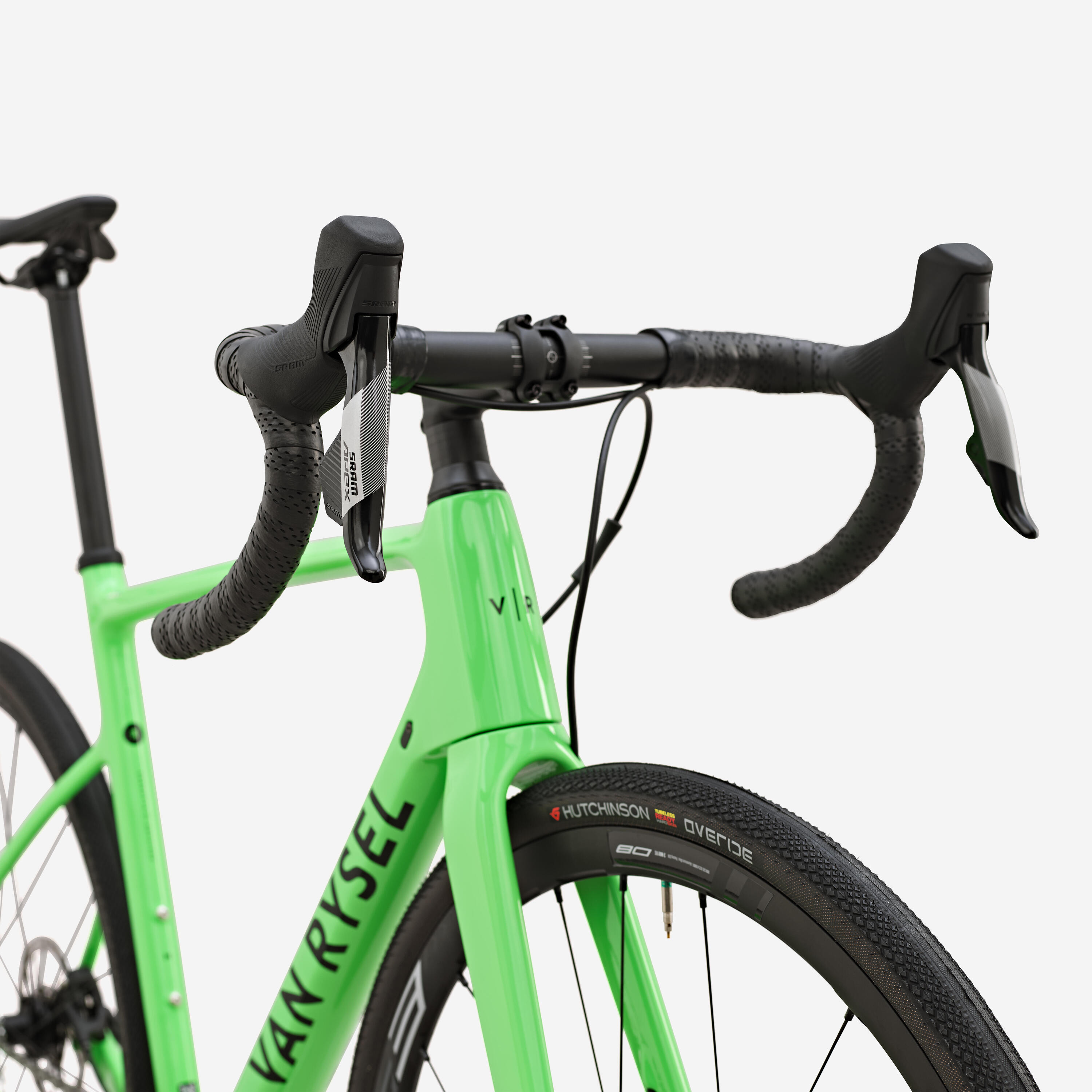 Velo de route endurance Allroad SRAM APEX AXS 1x12V, NCR CF vert, série limitée 6/12