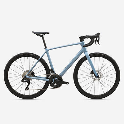 Endurance-racefiets shimano edr cf ultra 105 di2 lichtblauw