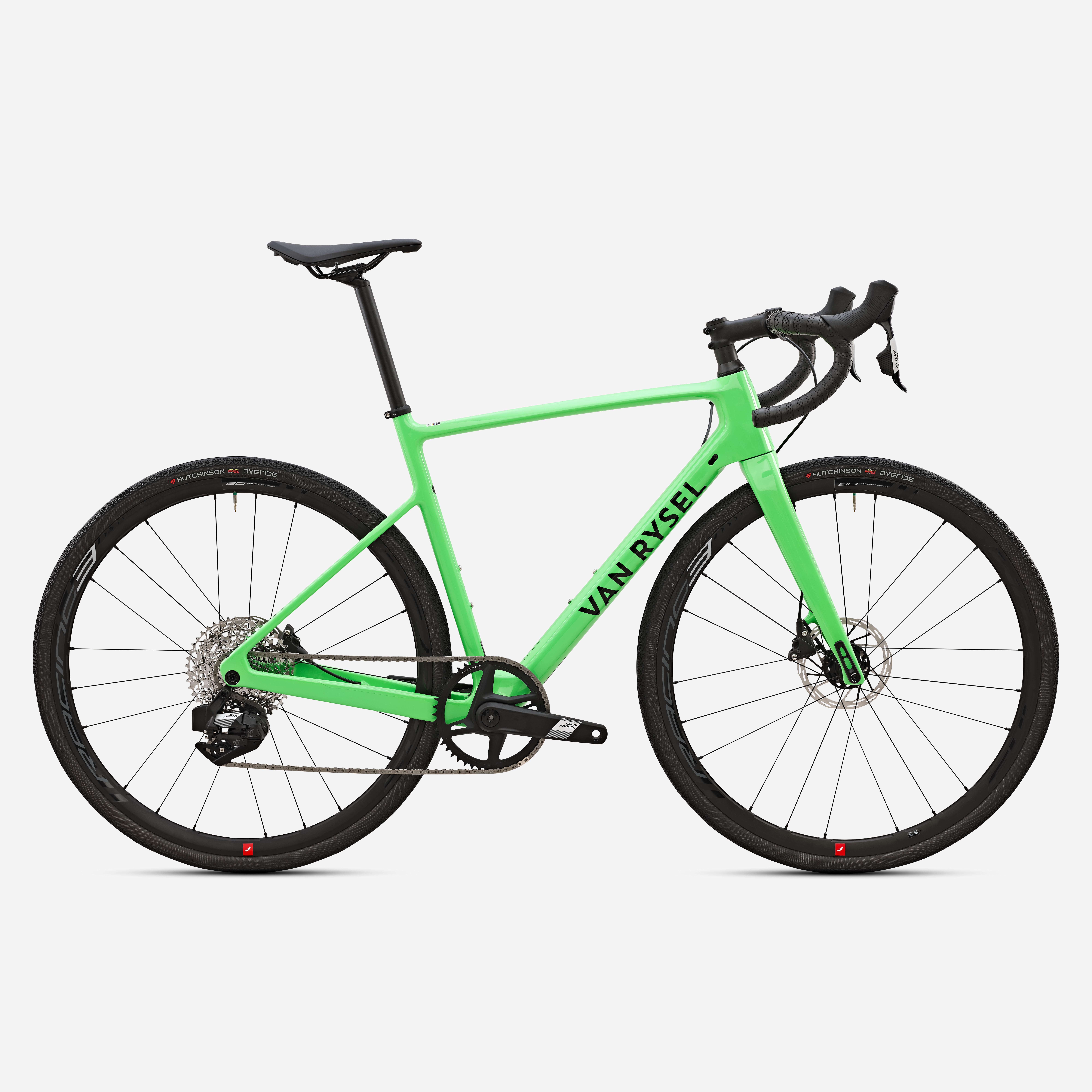 VAN RYSEL Cestný endurance bicykel Allroad APEX 1x12R NCR CF zelený S 2025