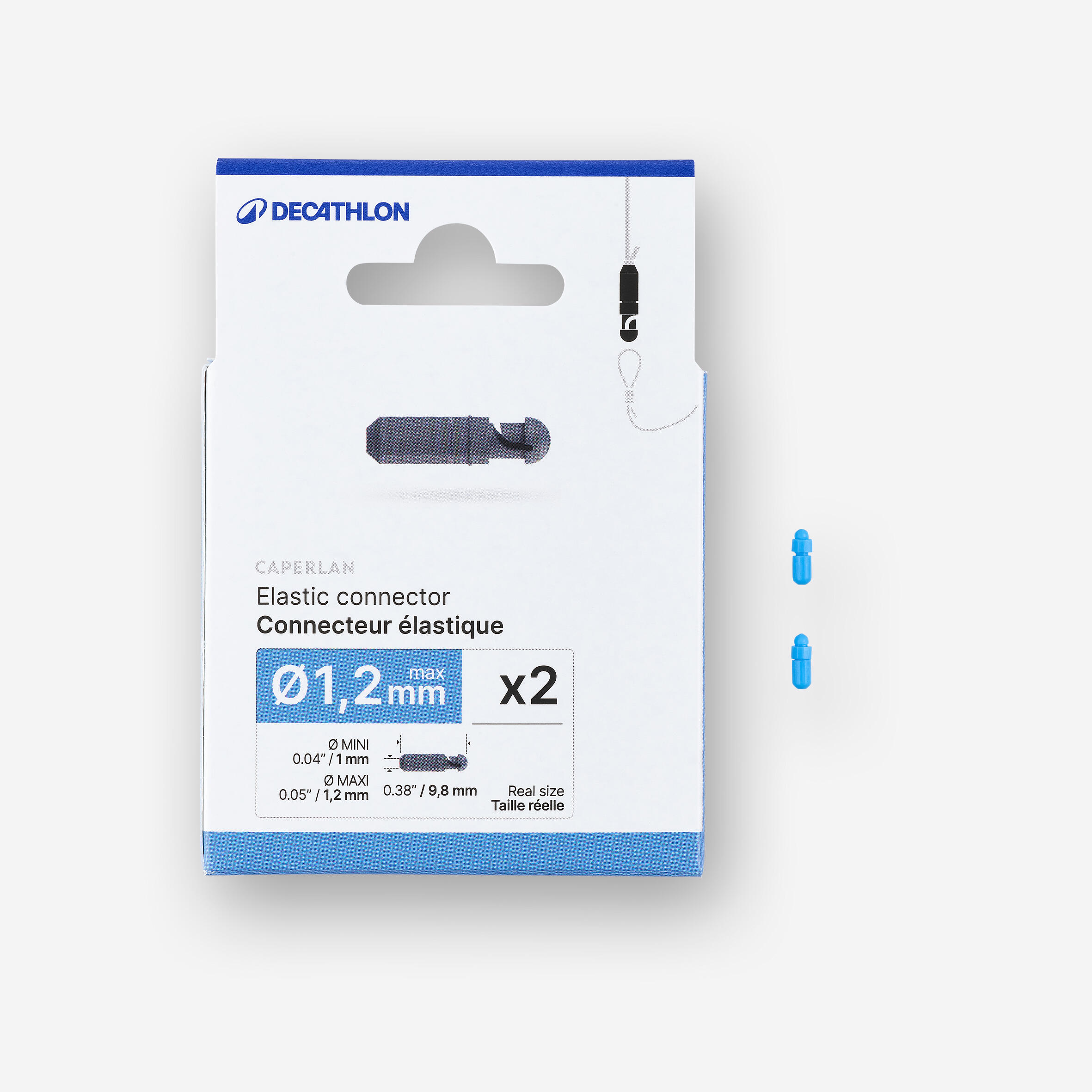 CAPERLAN Elastiekconnector PF-PA EC 1,2 mm maximum