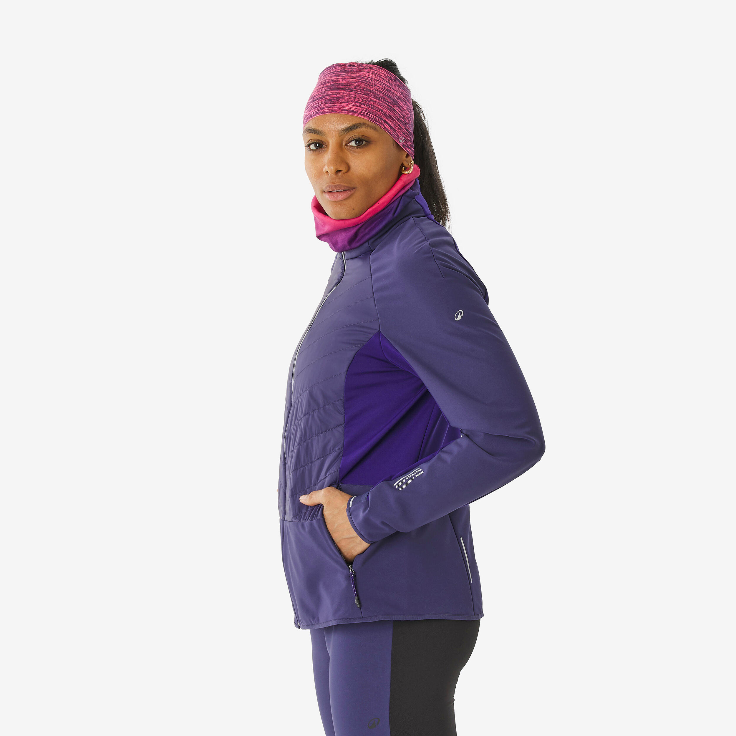 Manteau de ski de fond coupe-vent femme, XCS 500 4/11