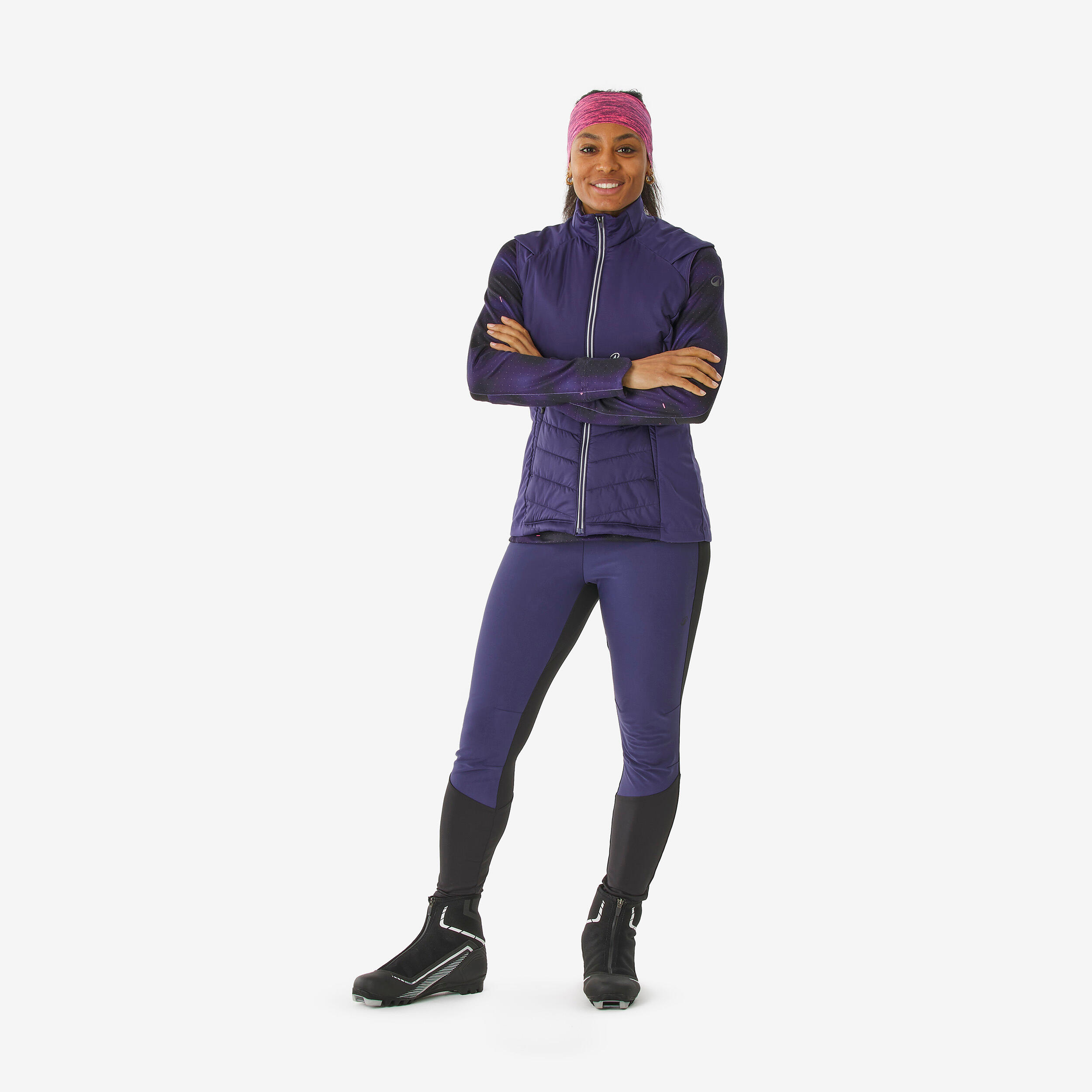 Veste sans manches de ski de fond femme, 500 2/10