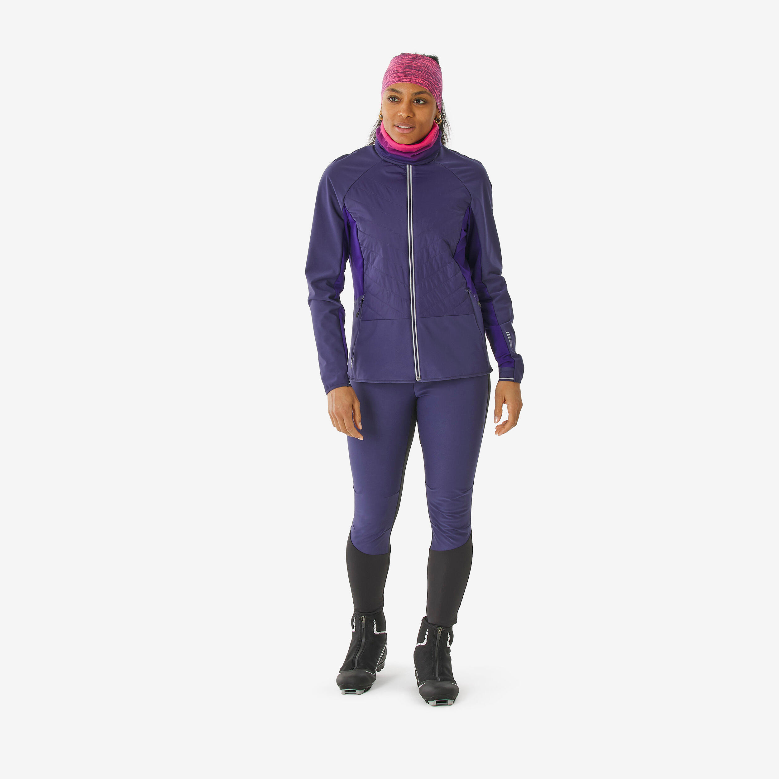 Manteau de ski de fond coupe-vent femme, XCS 500 2/11