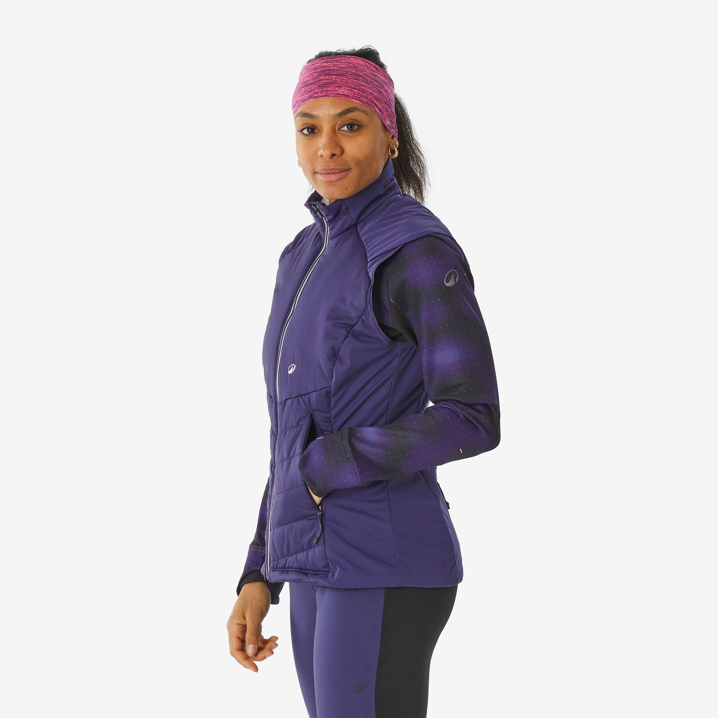 Veste sans manches de ski de fond femme, 500 4/10