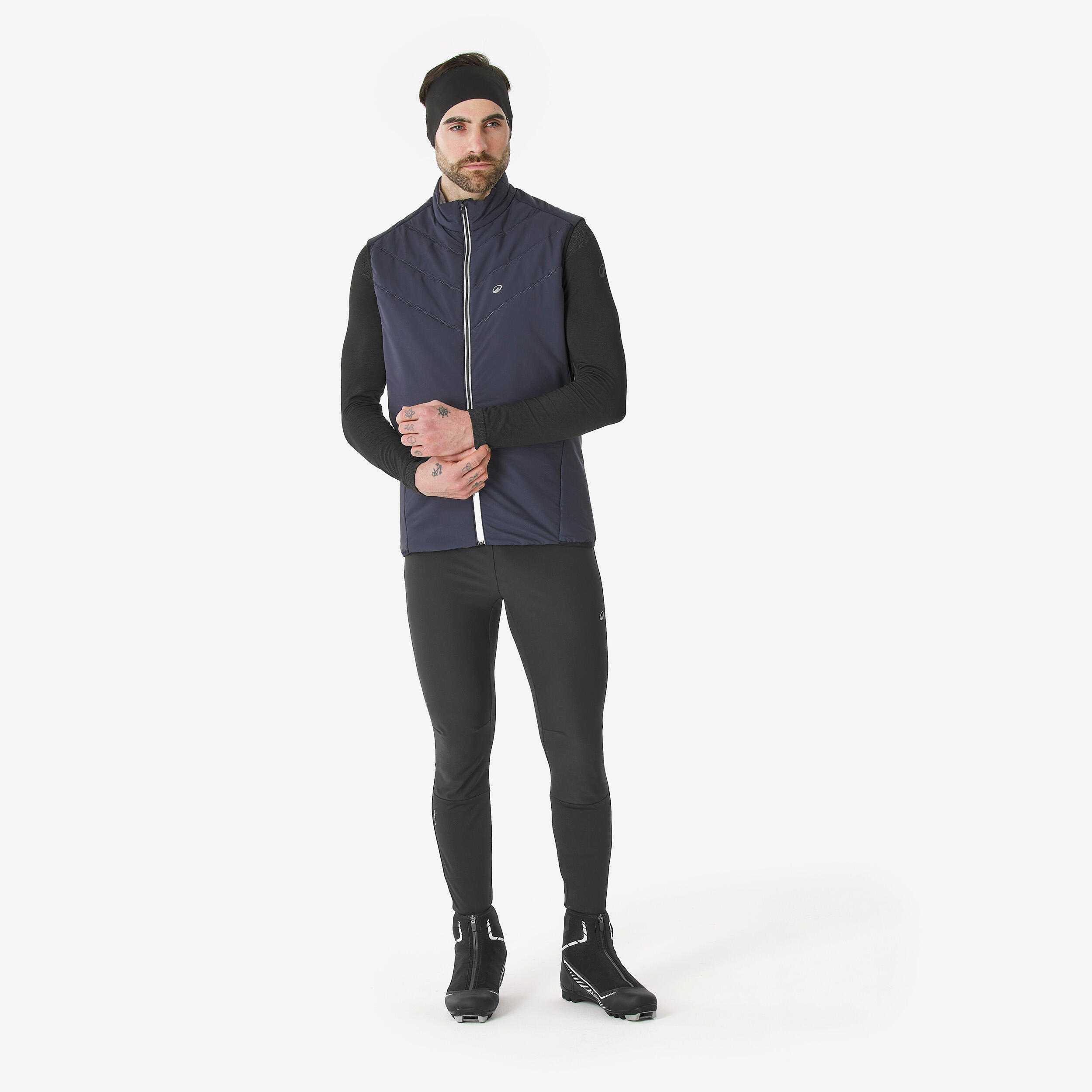 Veste sans manches de ski de fond chaude homme, XC S 100 2/10