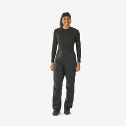 Surpantalon de ski de fond avec zip intégral, femme, SURPANT 100