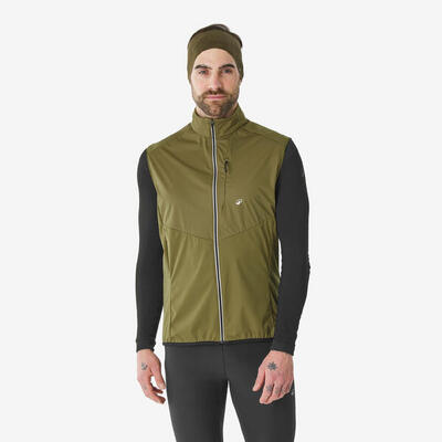 Gilet sci di fondo uomo 500 kaki