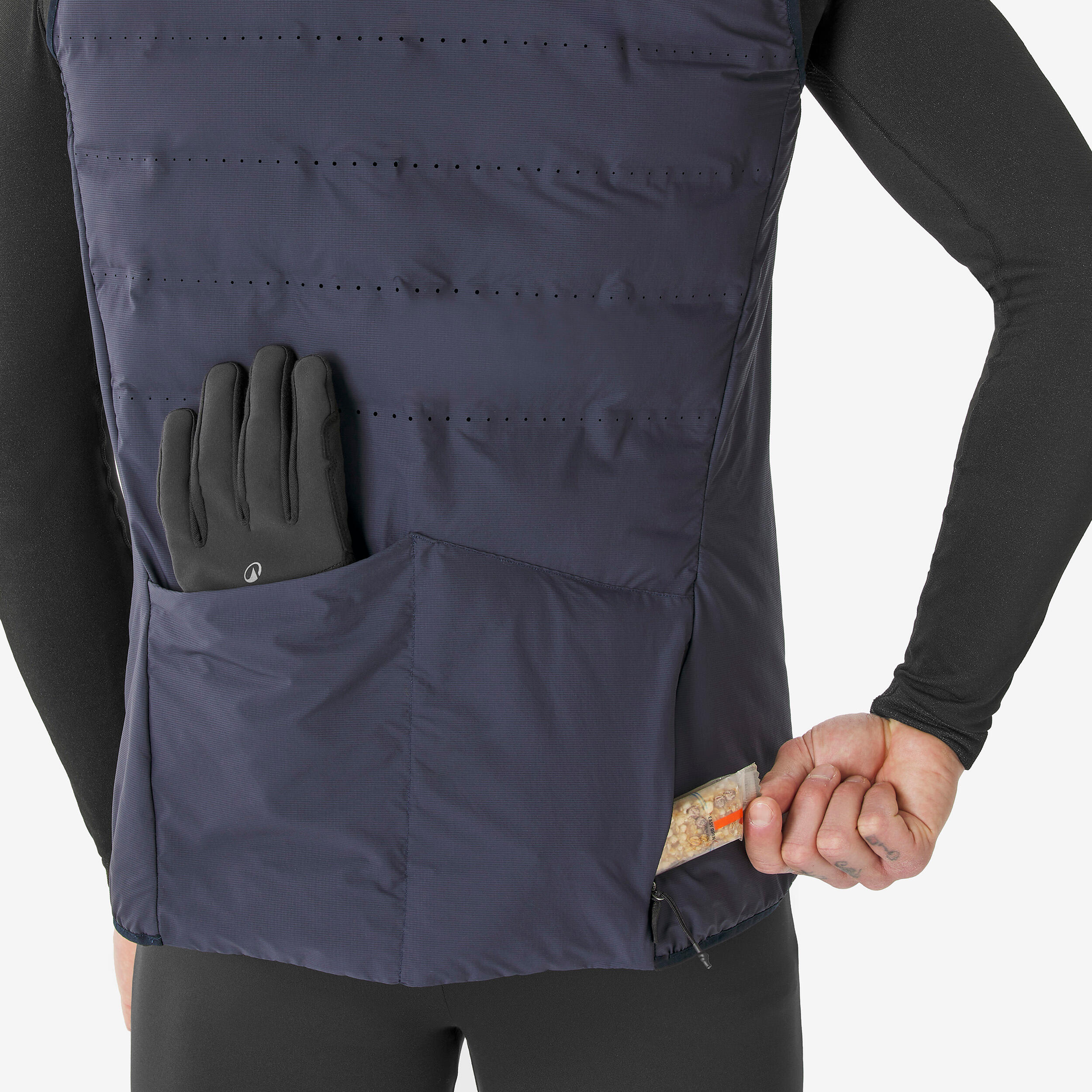 Men's Warm Cross-Country Ski Vest, XC S 100 - INOVIK