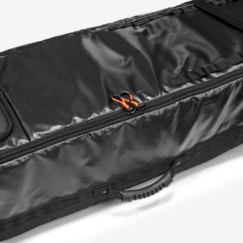 Tekerlekli Kayak/Board Taşıma Kılıfı - 4 Çift Kayak veya 4 Board - Siyah - 900