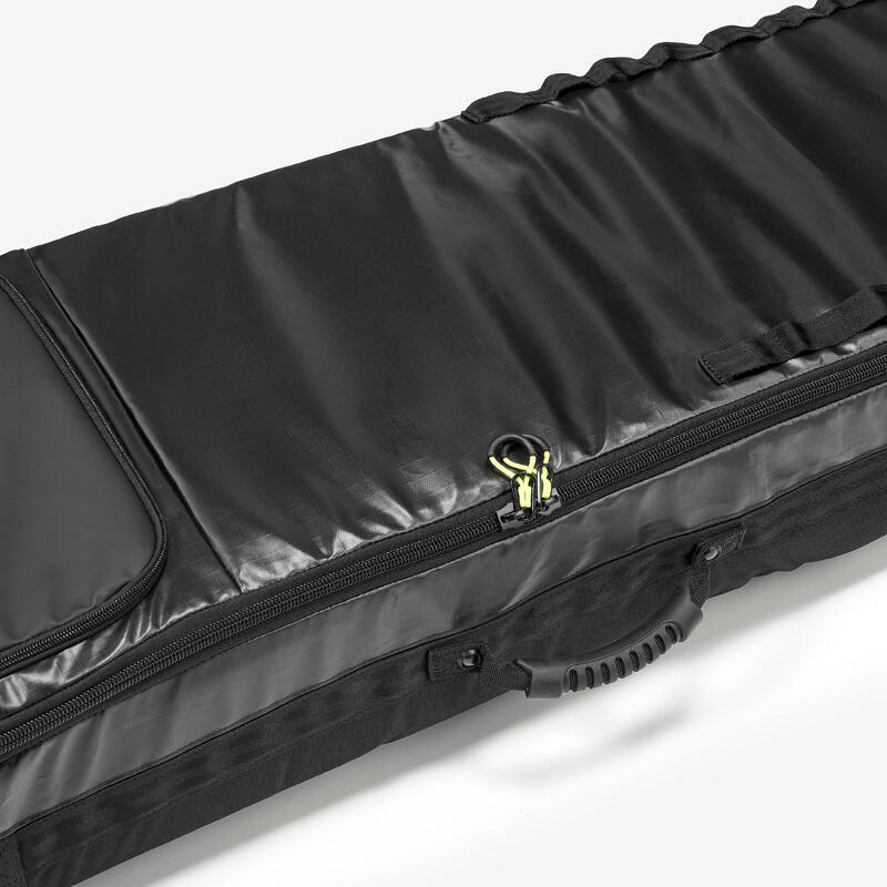 Tekerlekli Kayak/Board Taşıma Kılıfı - 2 Çift Kayak veya 2 Board - Siyah - 900