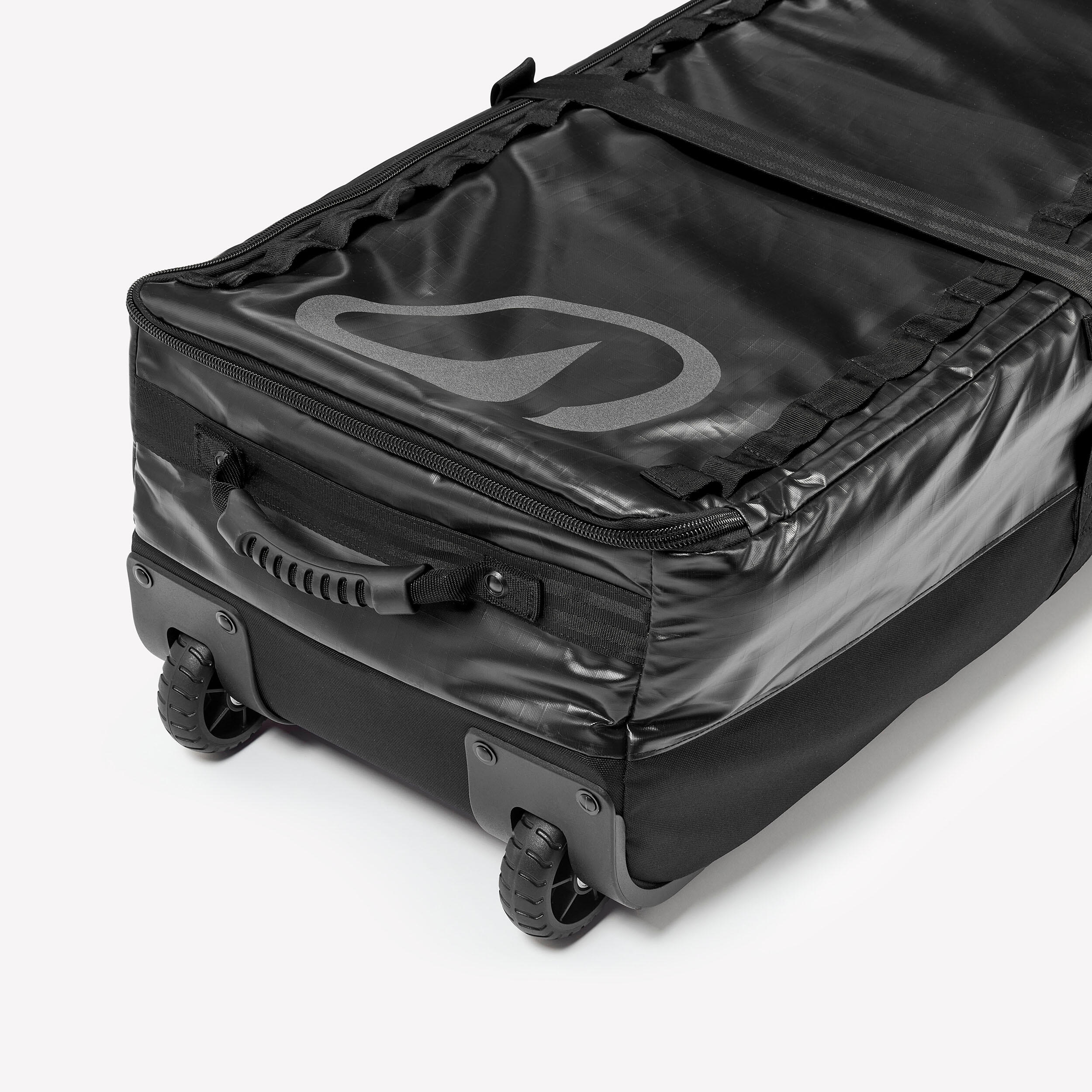 Carry bag with wheels for 4 pairs of skis or snowboards, 900 - WEDZE