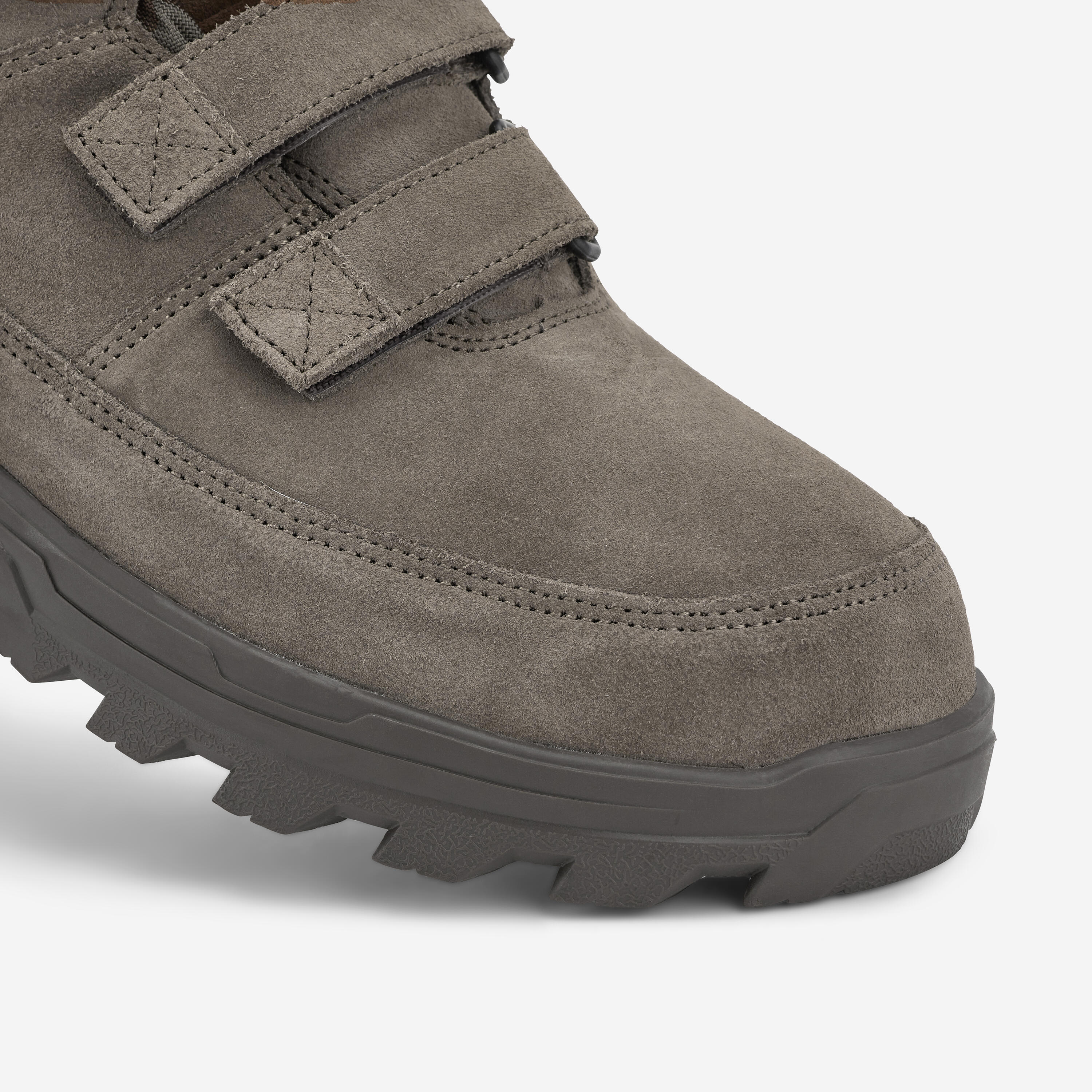 Botas Impermeáveis de Caça Banda Autoaderente Crosshunt 110 Heritage Castanho 5/7
