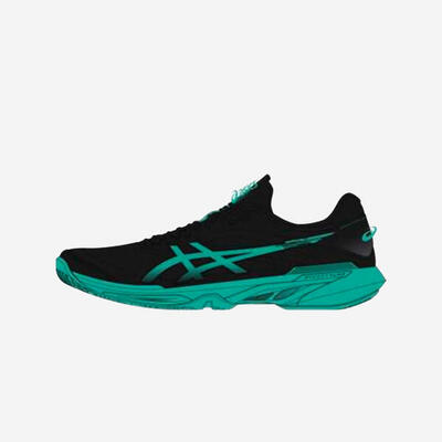 Tennisschoenen solution speed ff 4 multicourt heren zwart/groen