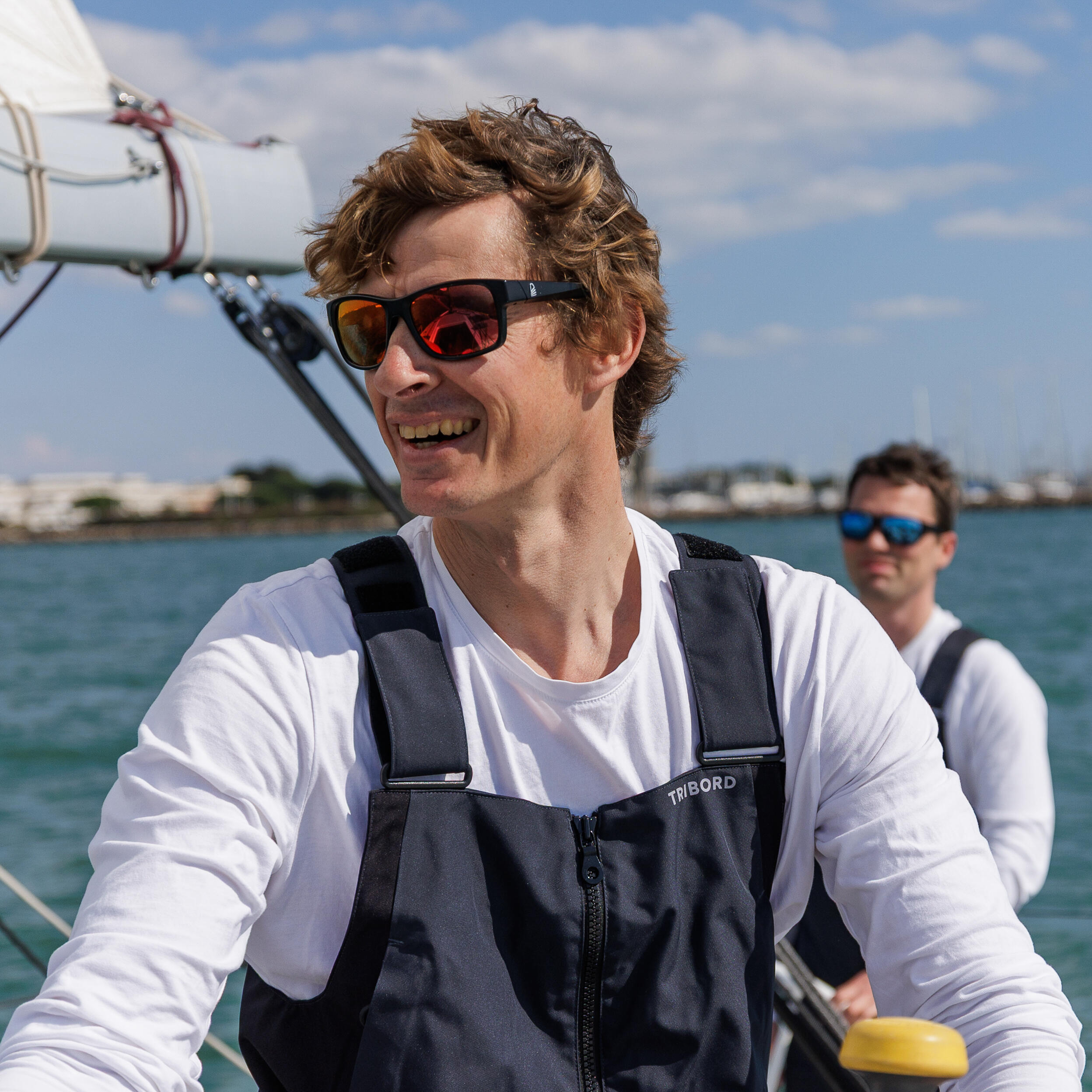 Salopette de quart voile homme - salopette 500 gris foncée 13/13