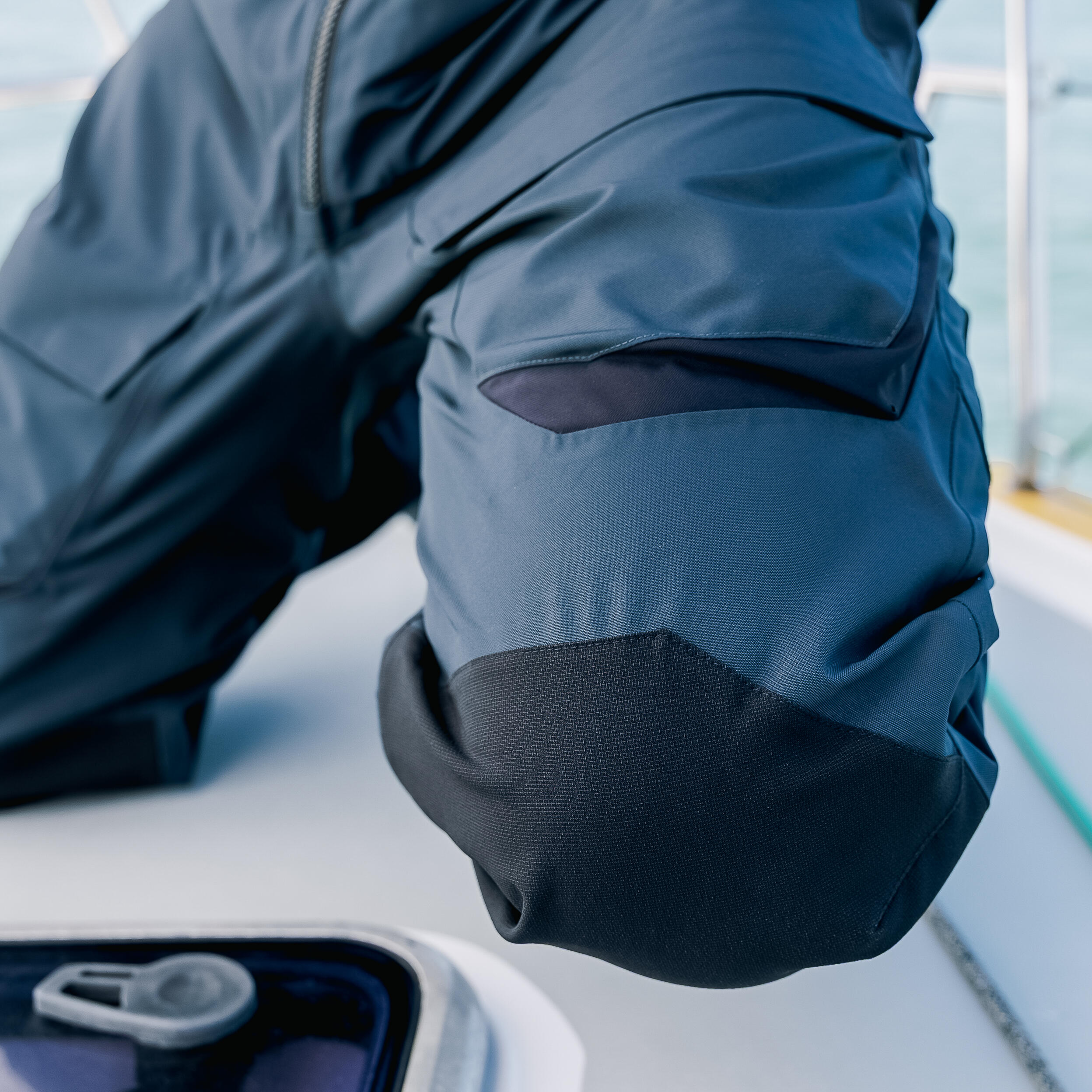 Salopette de quart voile homme - salopette 500 gris foncée 12/13