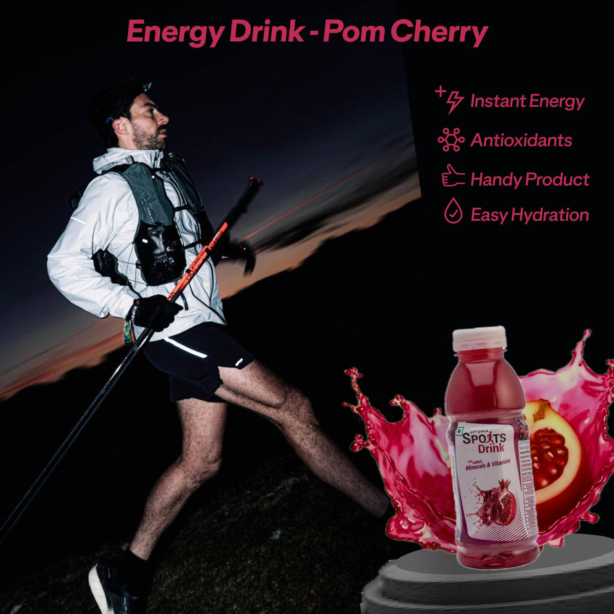 Sports drink pom cherry 400ml -  2