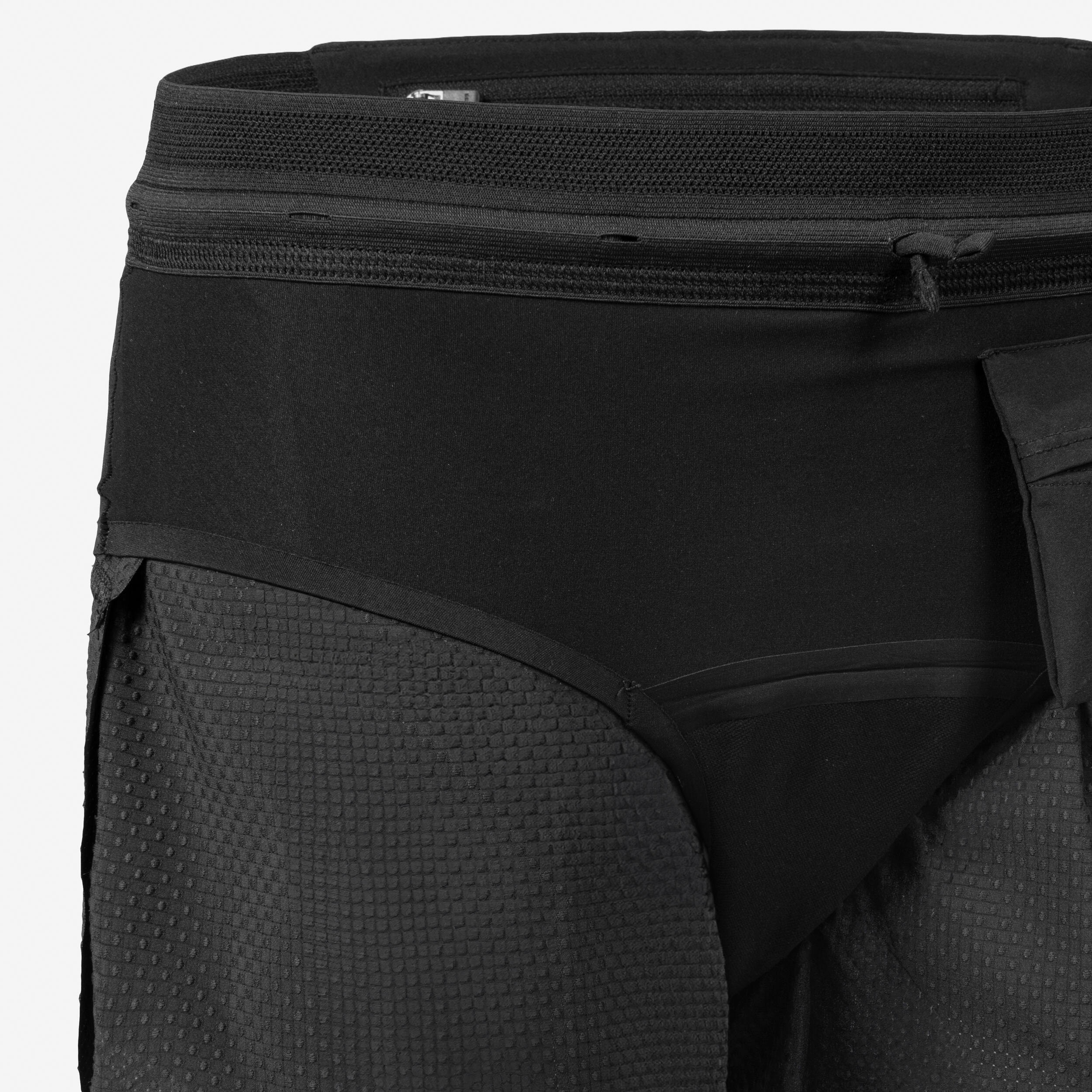 Short de running femme avec culotte intégrée absorbante, Kiprun x Smoon Run 900