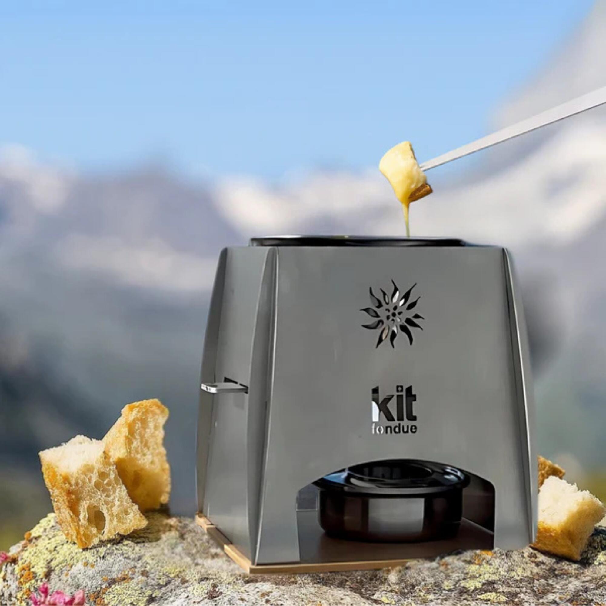 Caquelon à fondue - Kit 2 personnes Kit fondue 4/5