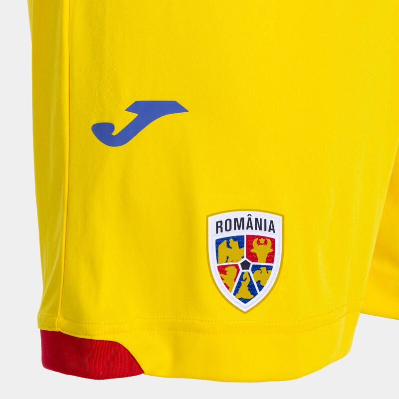 Șortul Oficial de joc al Echipei Naționale de Fotbal a României - Galben Adulți
