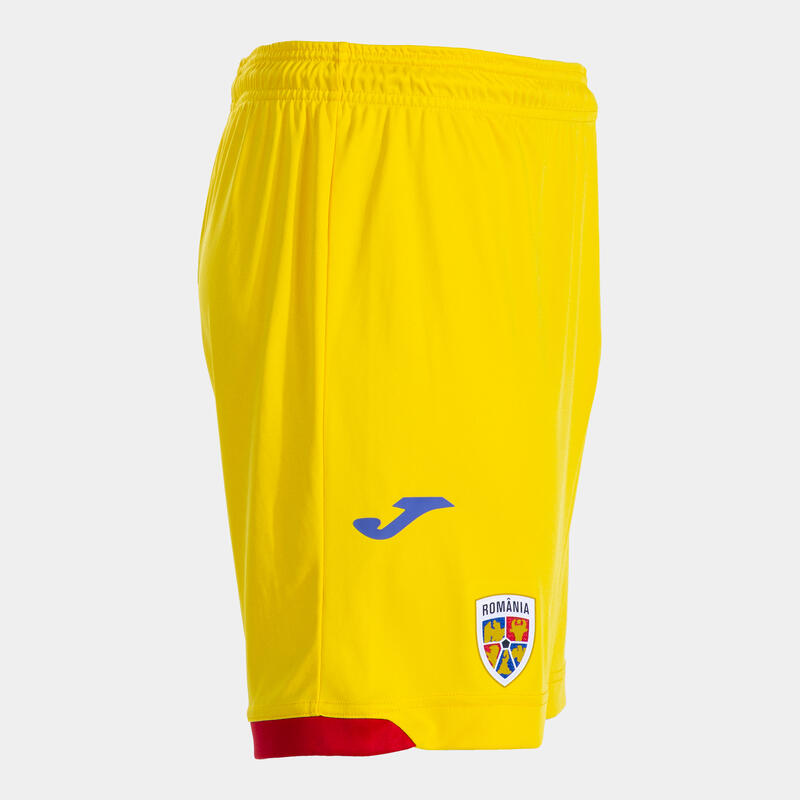 Șortul Oficial de joc al Echipei Naționale de Fotbal a României - Galben Adulți