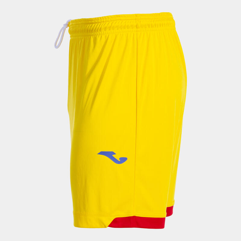 Șortul Oficial de joc al Echipei Naționale de Fotbal a României - Galben Adulți