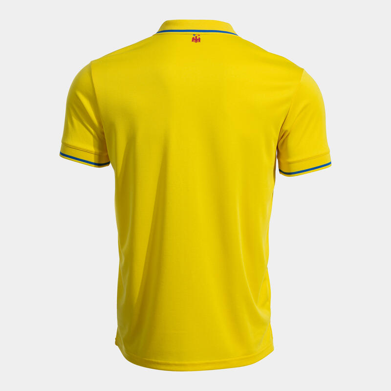 Tricou oficial Suporter Polo galben Echipa Națională de Fotbal a României Adulți