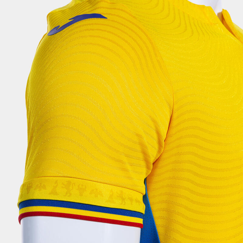 Tricoul Oficial de joc al Echipei Naționale de Fotbal a României - Galben Adulți