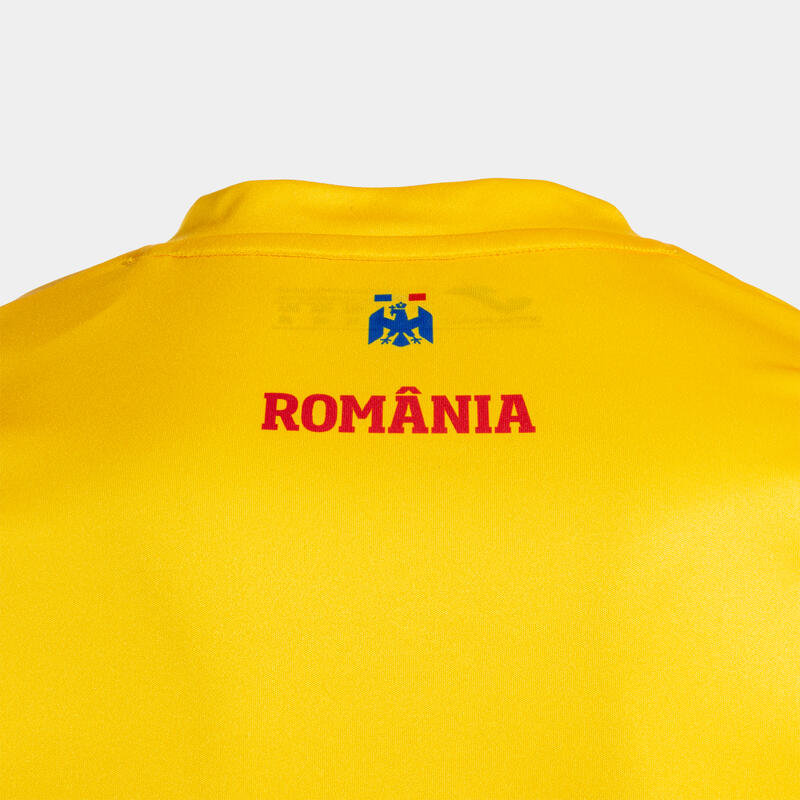 Tricou Oficial Suporter Echipa Națională de Fotbal a României - Galben Adulți