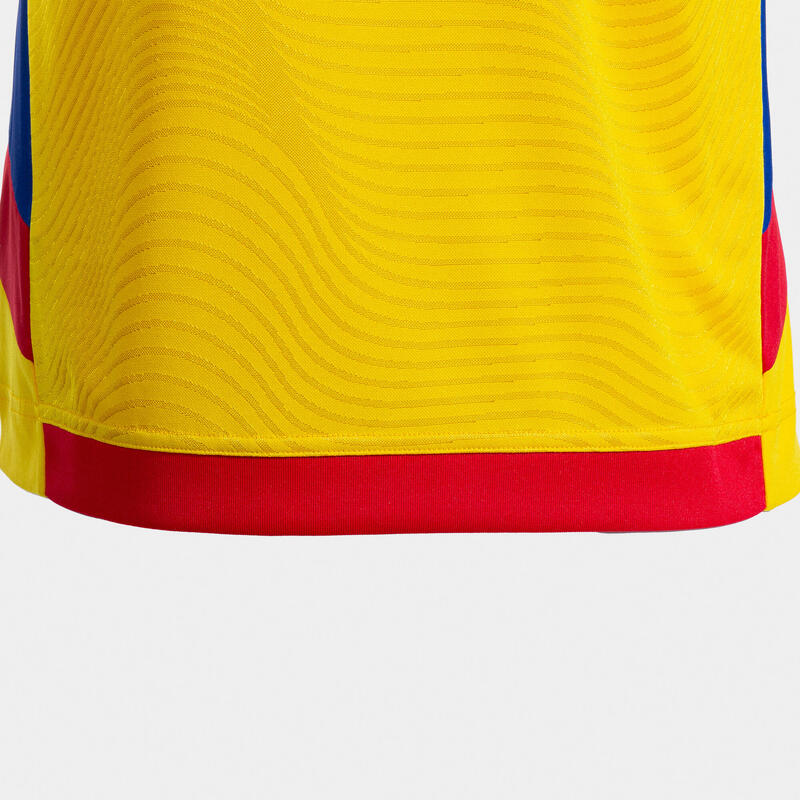 Tricoul Oficial de joc al Echipei Naționale de Fotbal a României - Galben Adulți