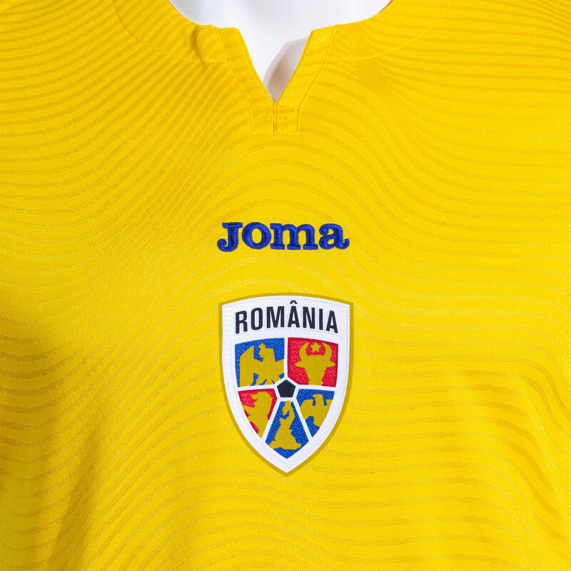 Tricoul Oficial de joc al Echipei Naționale de Fotbal a României - Galben Adulți