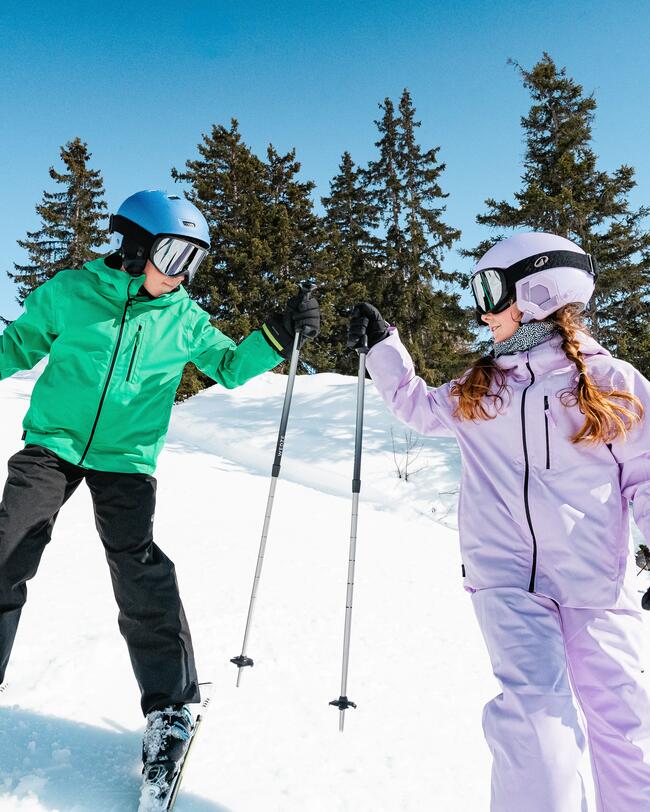 enfants ski alpin montagne
