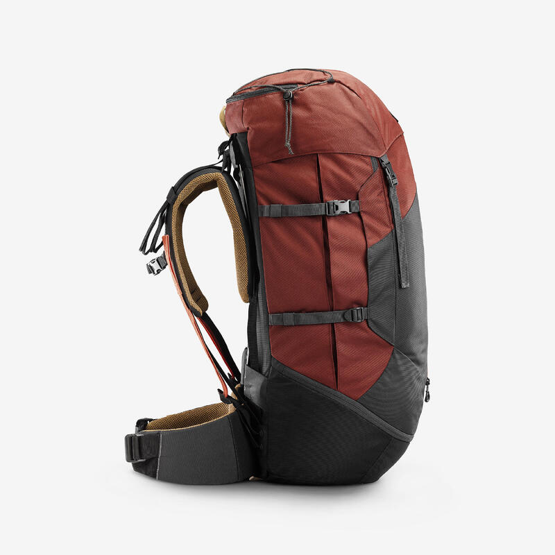 Rucsac Trekking cu husă ploaie MT100 Easyfit 70L Bărbați