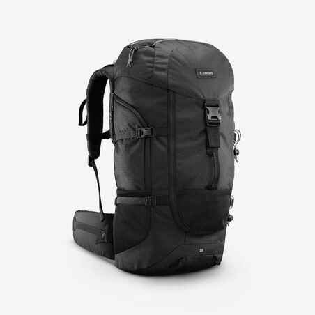 50L Hiking Backpack Black - MT100