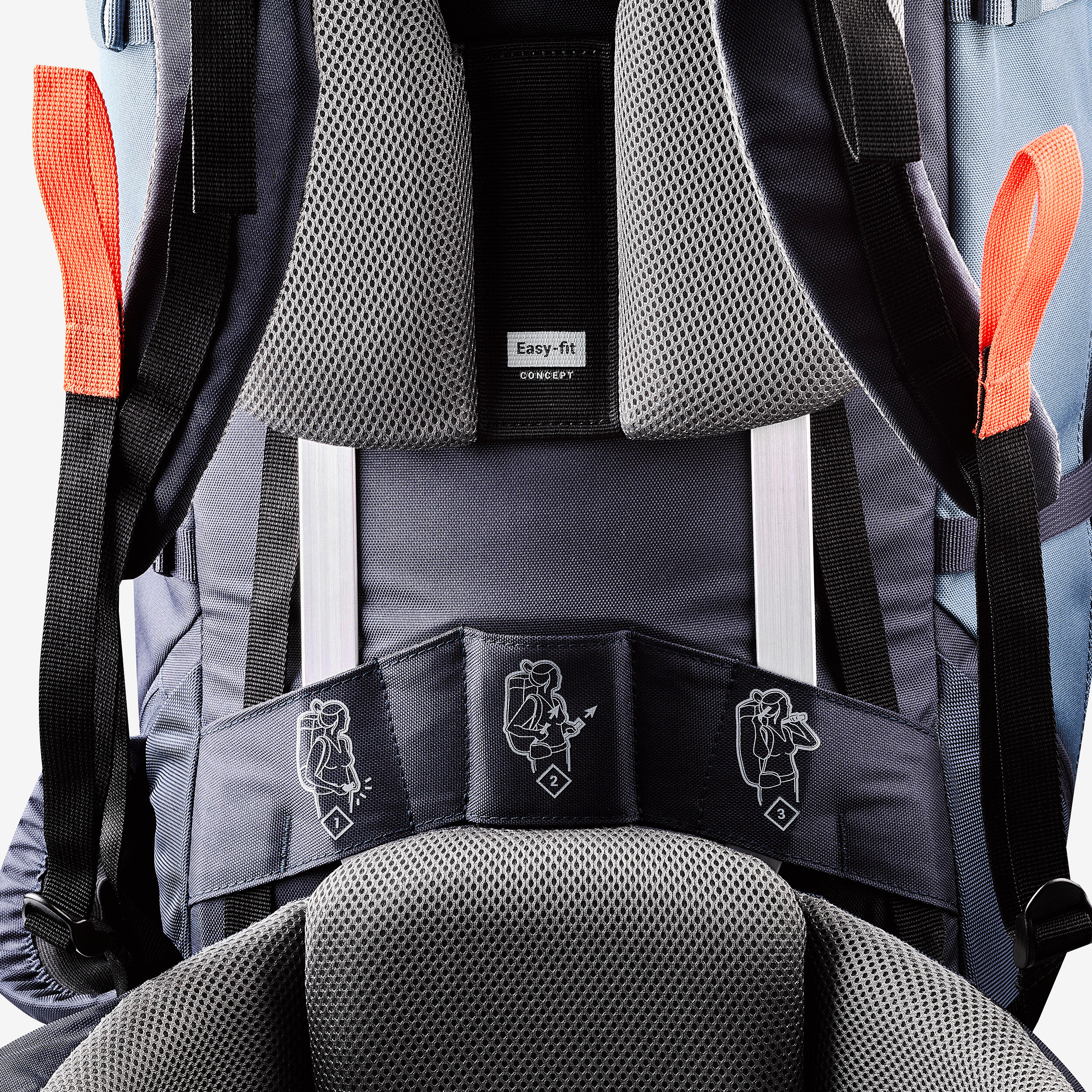 MT 100 Easyfit hiking backpack 60 L - Women - FORCLAZ