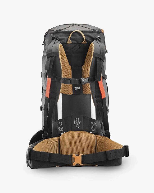 Plecak męski MT 100 Easyfit 50 litrów czarny
