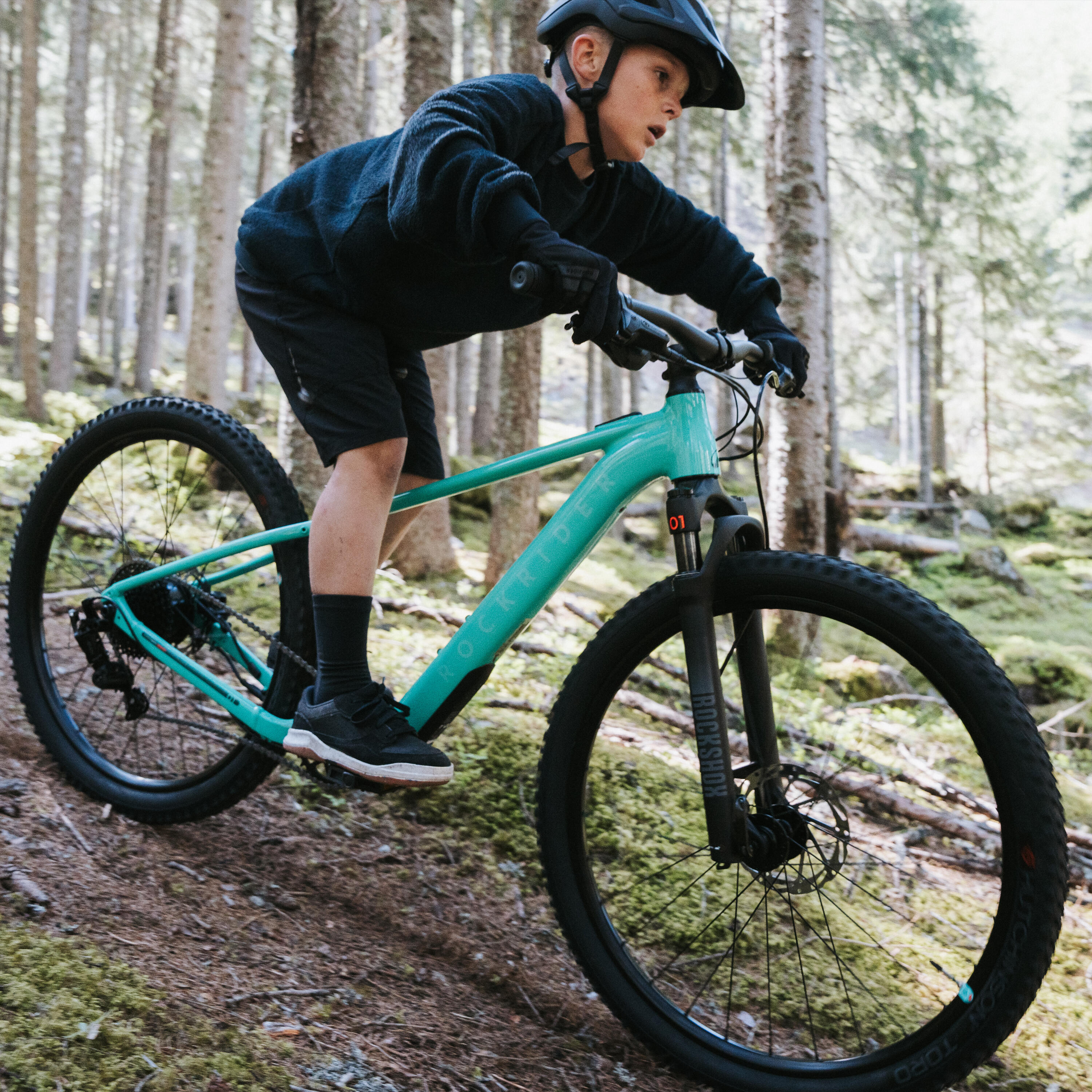 Bicicleta BTT Elétrica 26" EXPL 900 9-12 ANOS Verde 26/28