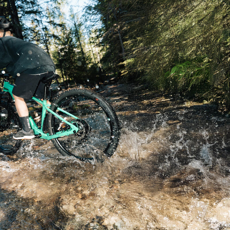 Bicicletă MTB electrică 26" 9-12 ani E EXPL 900 Verde Copii