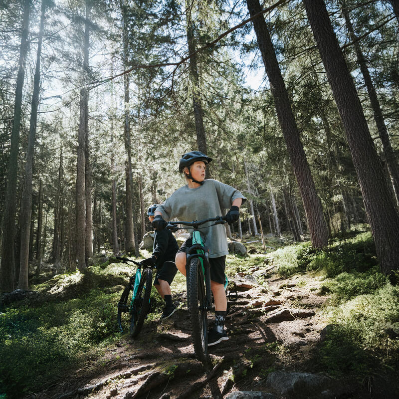Bicicletă MTB electrică 26" 9-12 ani E EXPL 900 Verde Copii