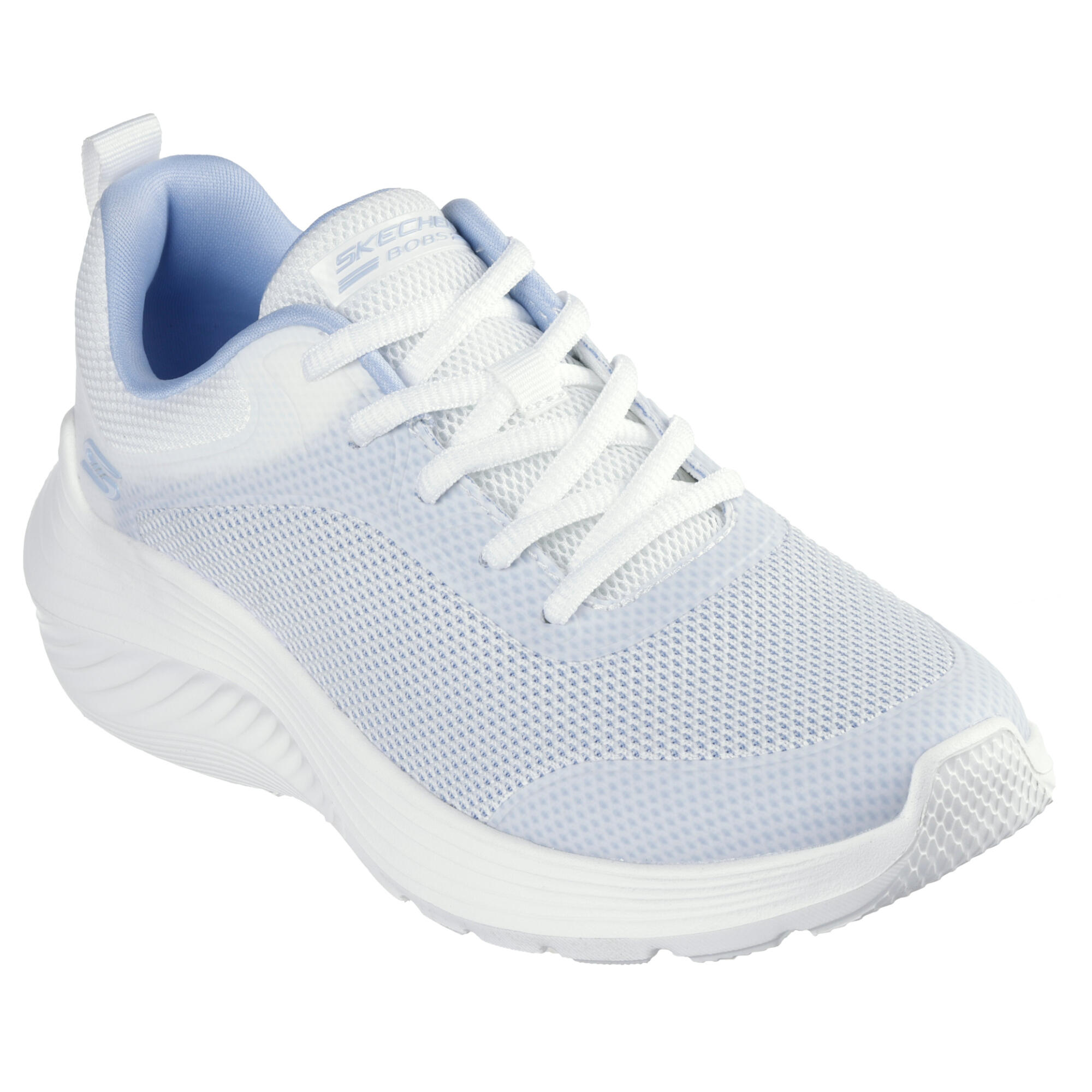 Skechers Womens BOBS Squad Waves - Light Grey