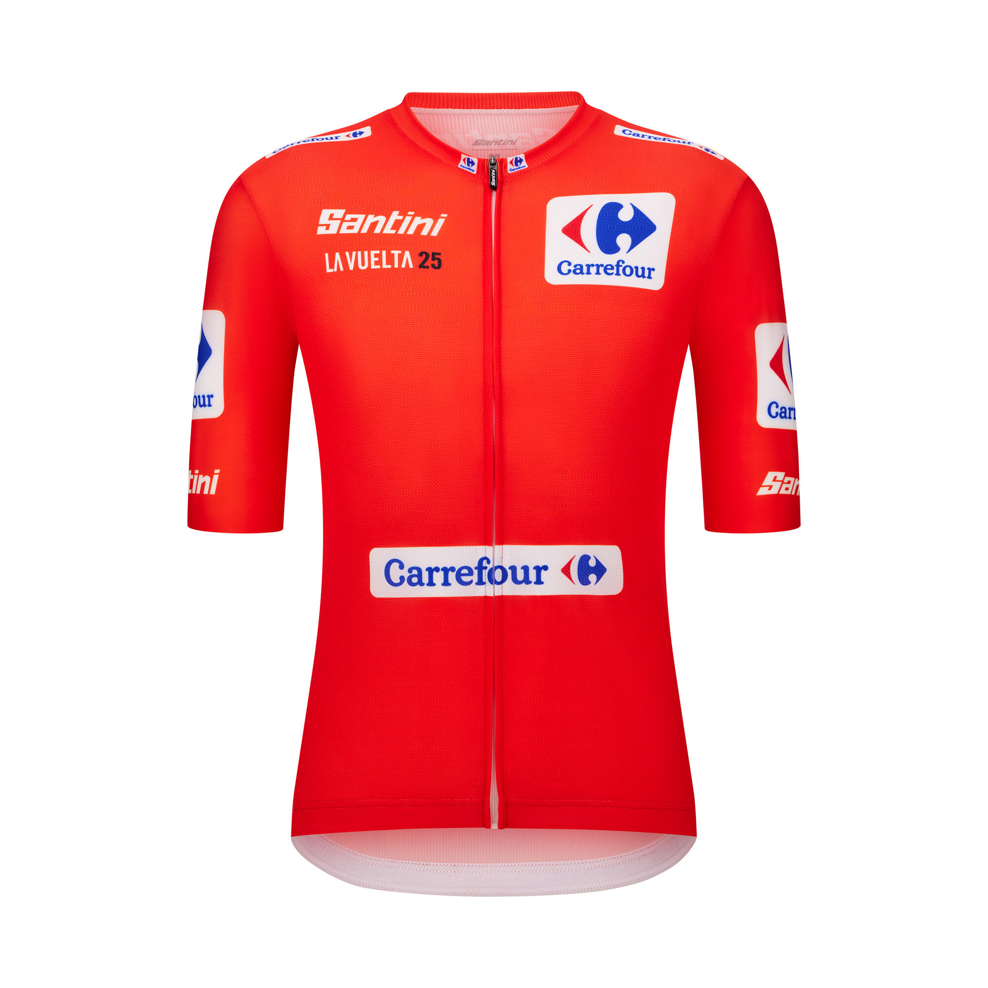 Maglia ciclismo bici da corsa La Vuelta 2025 Leader Santini rossa 2/3