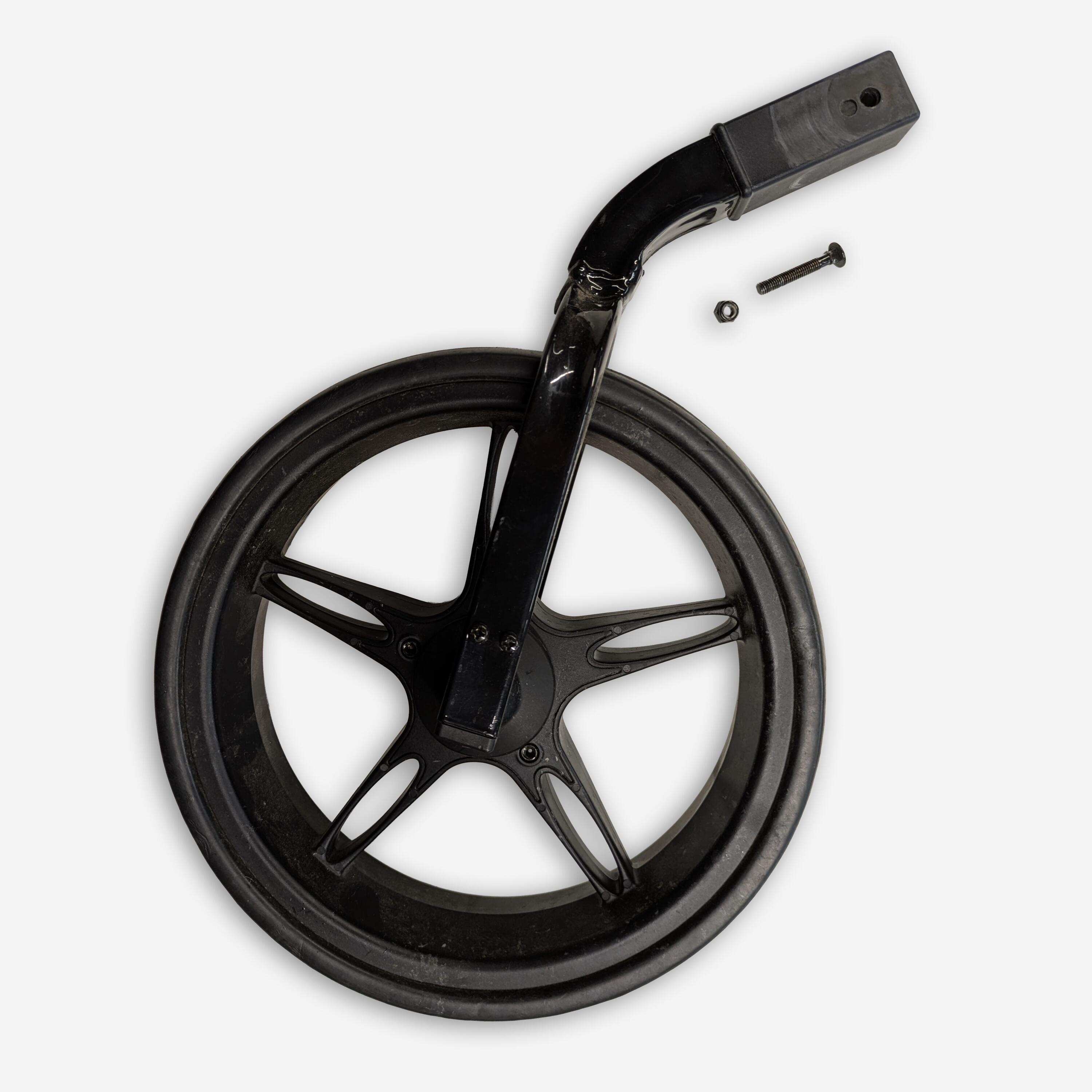 INESIS Roue avant pour chariot de golf 3 roues Inesis, noir