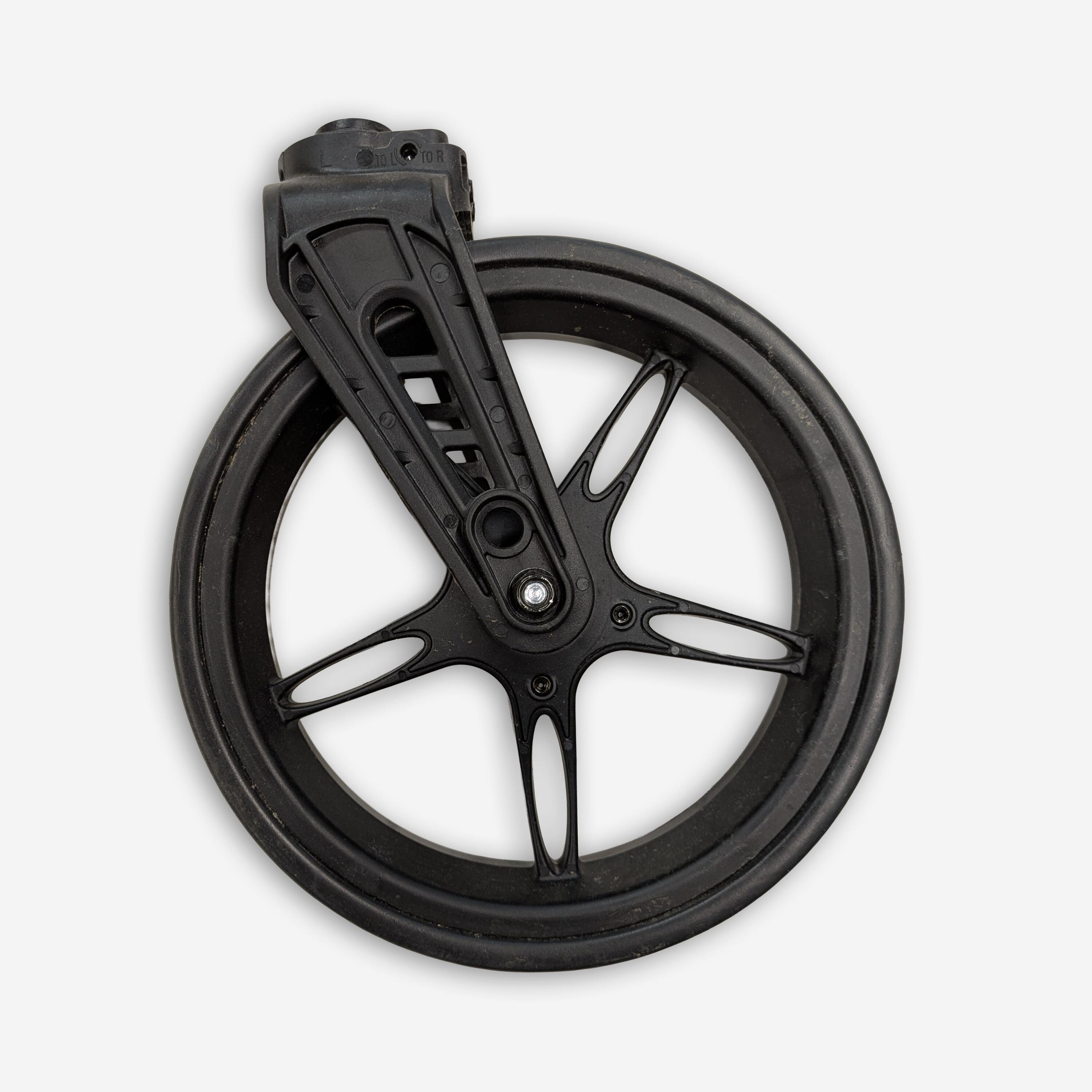 INESIS Roue arrière pour chariot de golf Inesis 900 3 roues 360°, noir