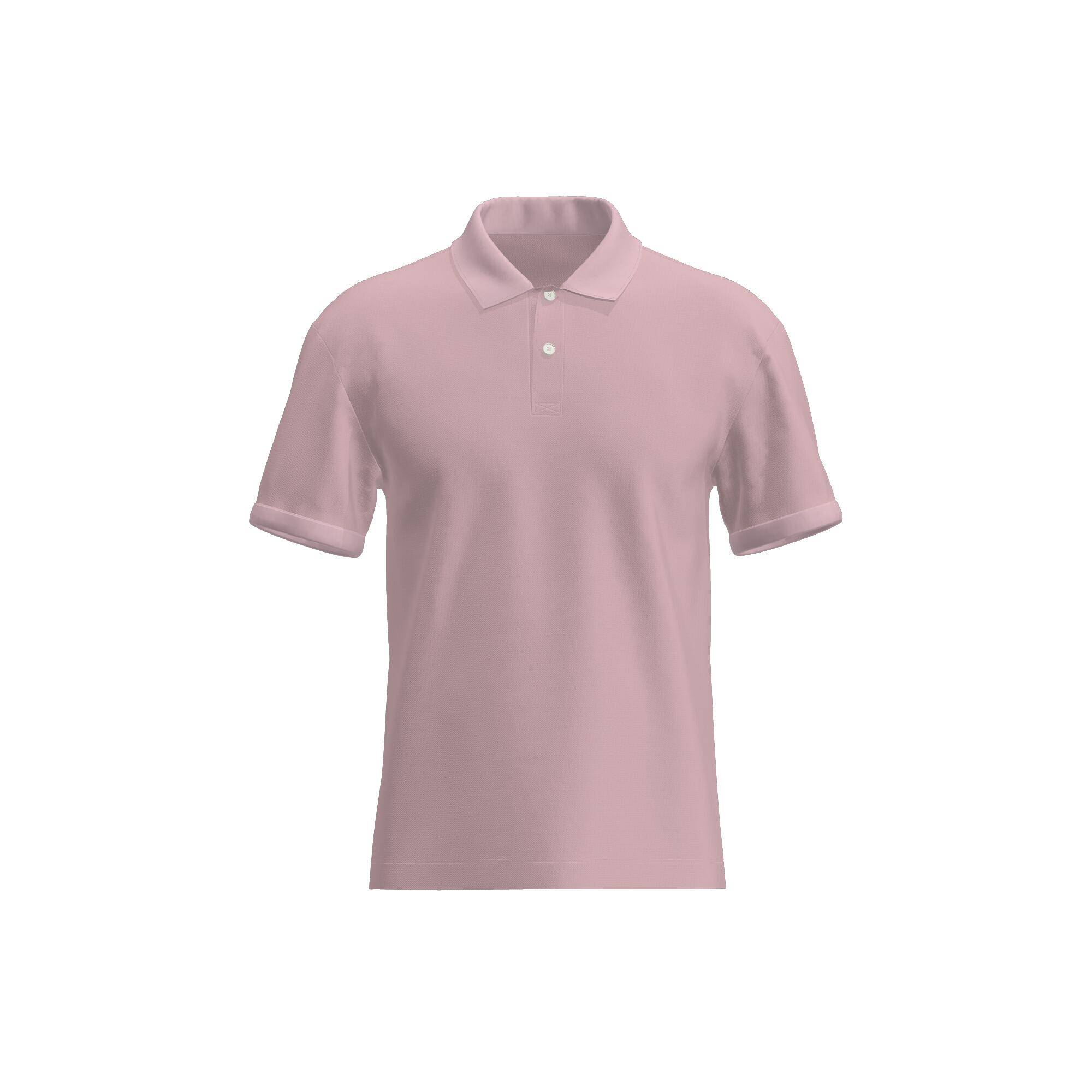 Men's Golf Short-Sleeved Polo Shirt Pink -  2