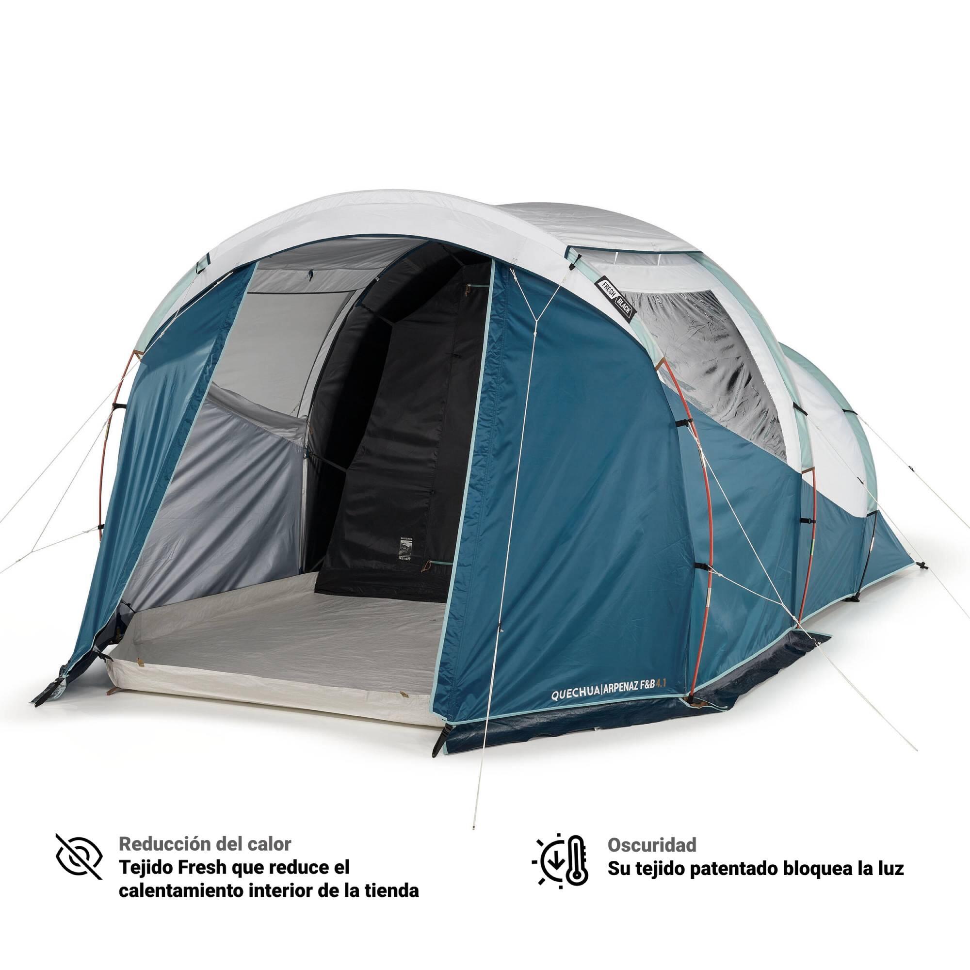 Tienda de campaña familiar 4 personas Quechua Arpenaz 4.1 F&B 6/23