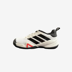 Chaussures de tennis multicourt enfant, Barricade JR blanc noir rouge